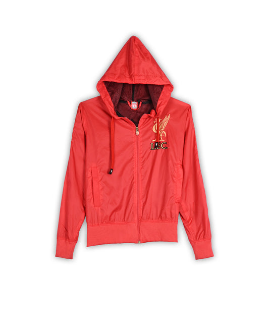 VINTAGE LIVERPOOL FC HOODED WINDBREAKER - S