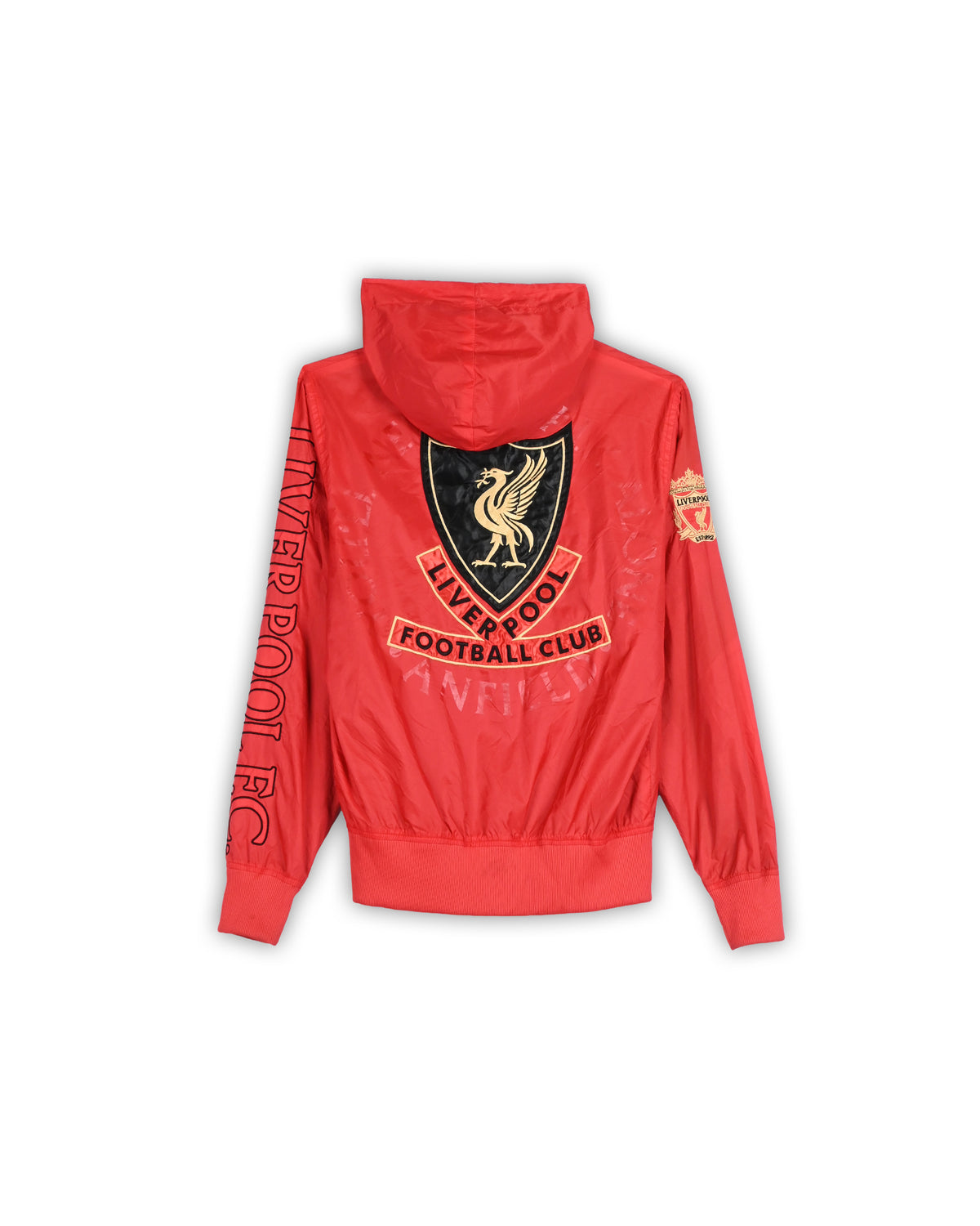 VINTAGE LIVERPOOL FC HOODED WINDBREAKER - S