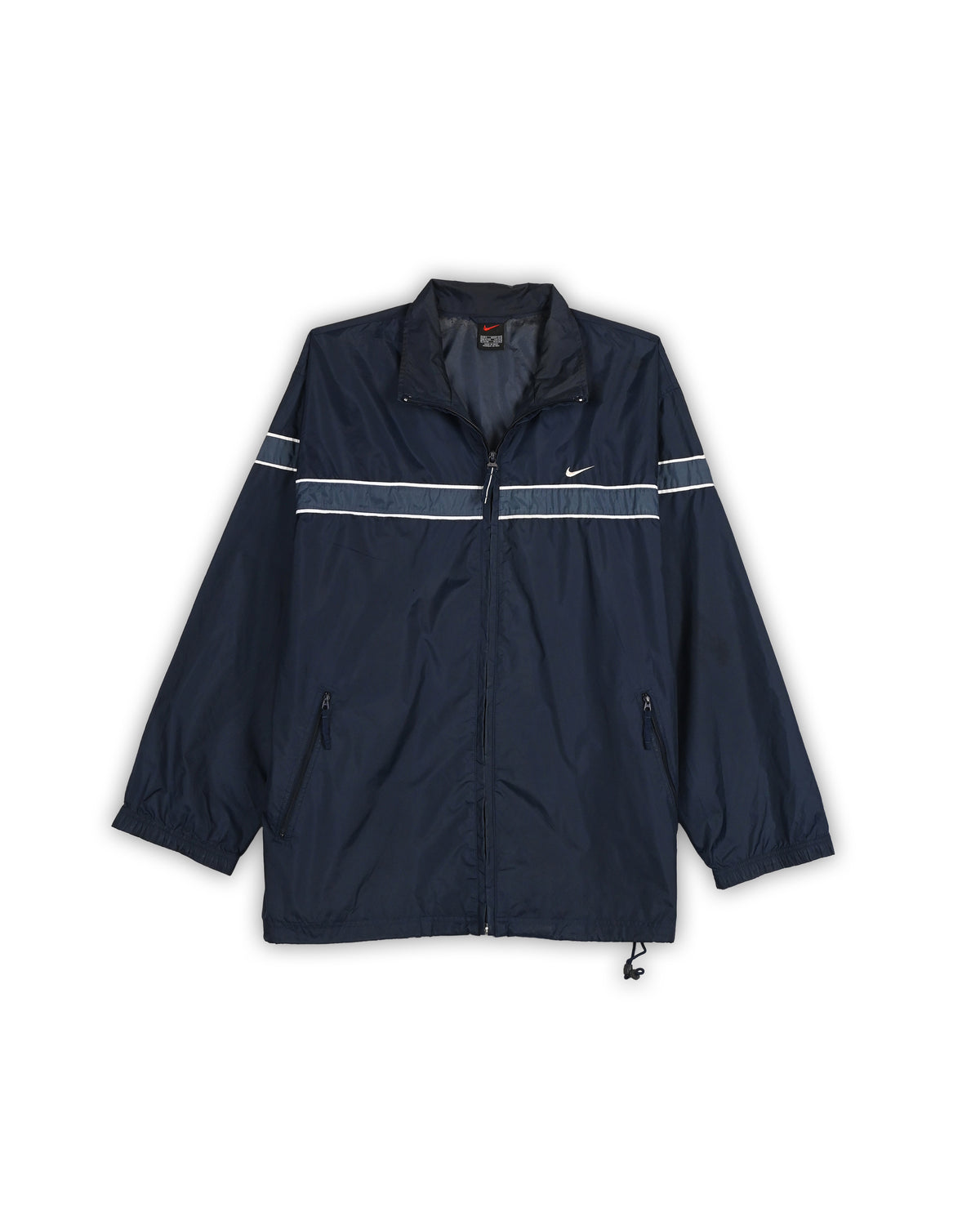 NIKE REFLECTIVE STRIPE WINDBREAKER JACKET - XL