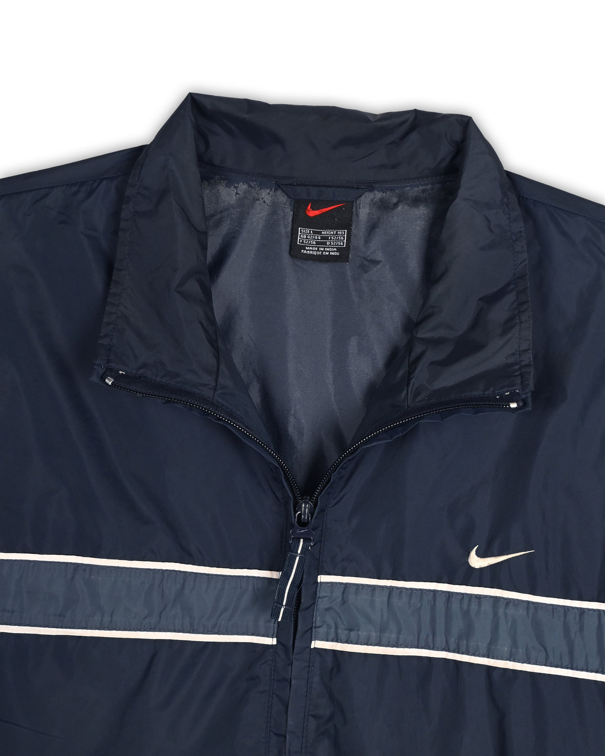 NIKE REFLECTIVE STRIPE WINDBREAKER JACKET - XL
