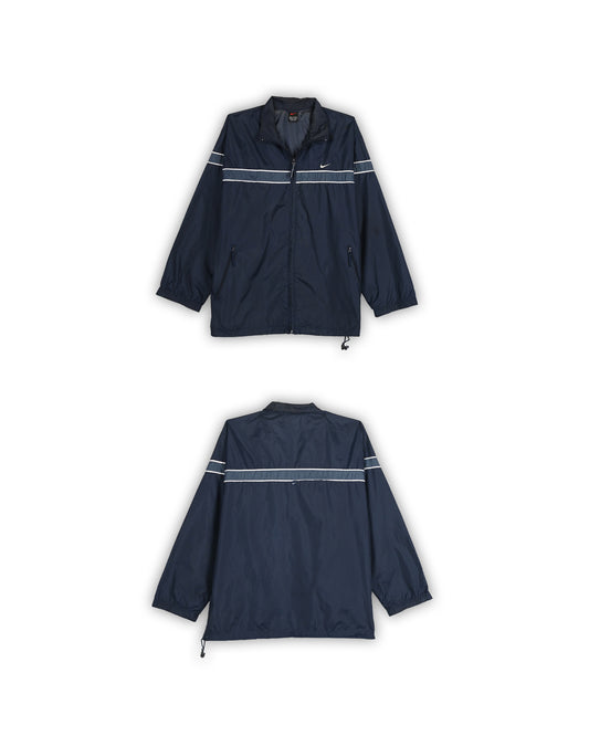 NIKE REFLECTIVE STRIPE WINDBREAKER JACKET - XL