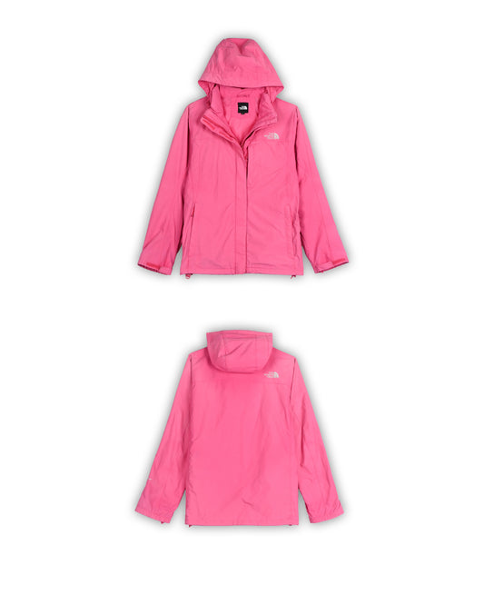 THE NORTH FACE HYVENT HOODED RAIN  JACKET - S