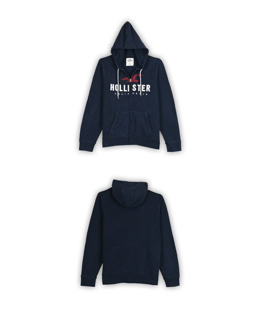HOLLISTER ZIP-UP HOODED JACKET - XL