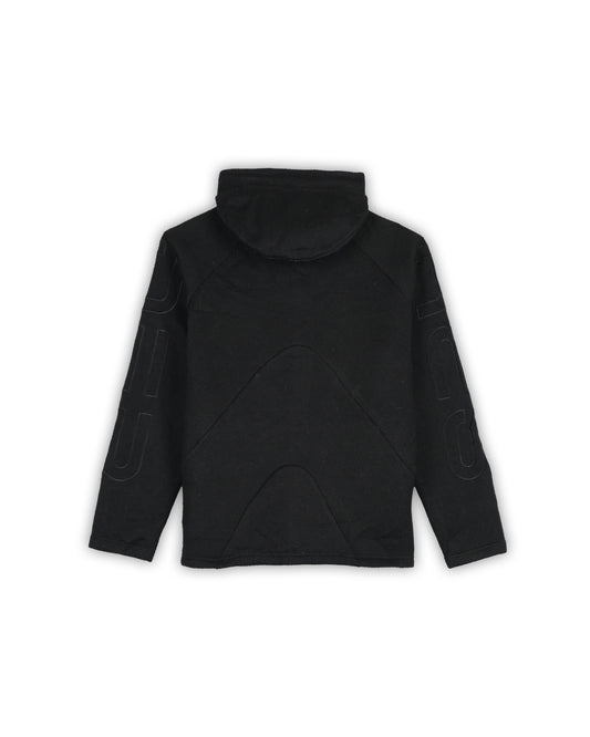 SPYDER BLACK TECH HOODED FULL-ZIP JACKET - L