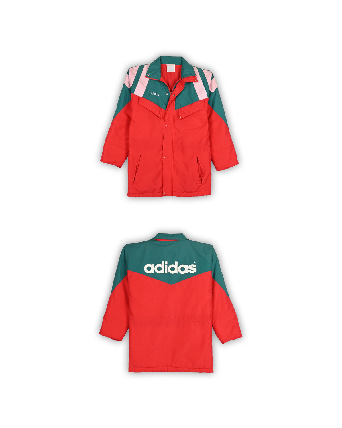 90'D ADIDAS ORIGINALS COLORBLOCKING JACKET - M