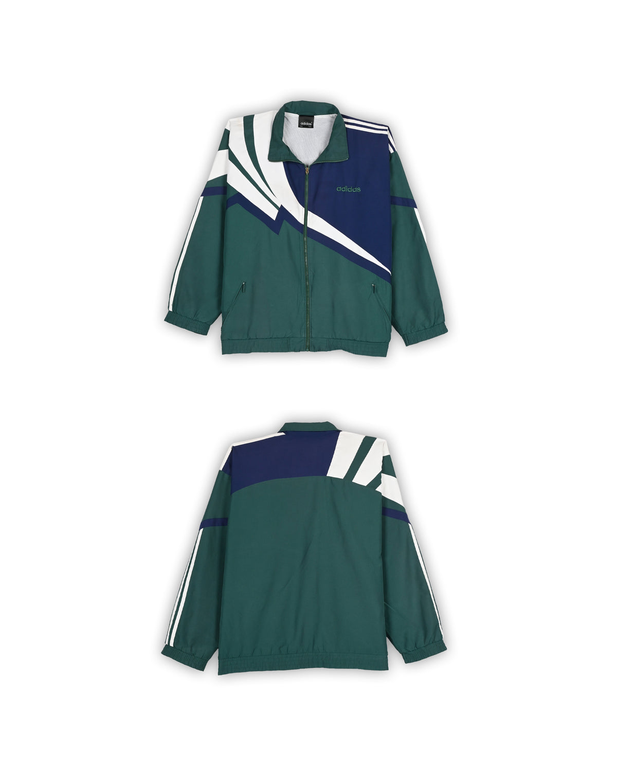 90'S ADIDAS COLORBLOCKING TRACK JACKET - XXXL
