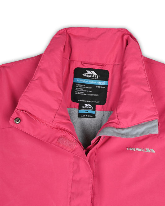 TRESPASS WOMEN'S WATERPROOF JACKET - XL