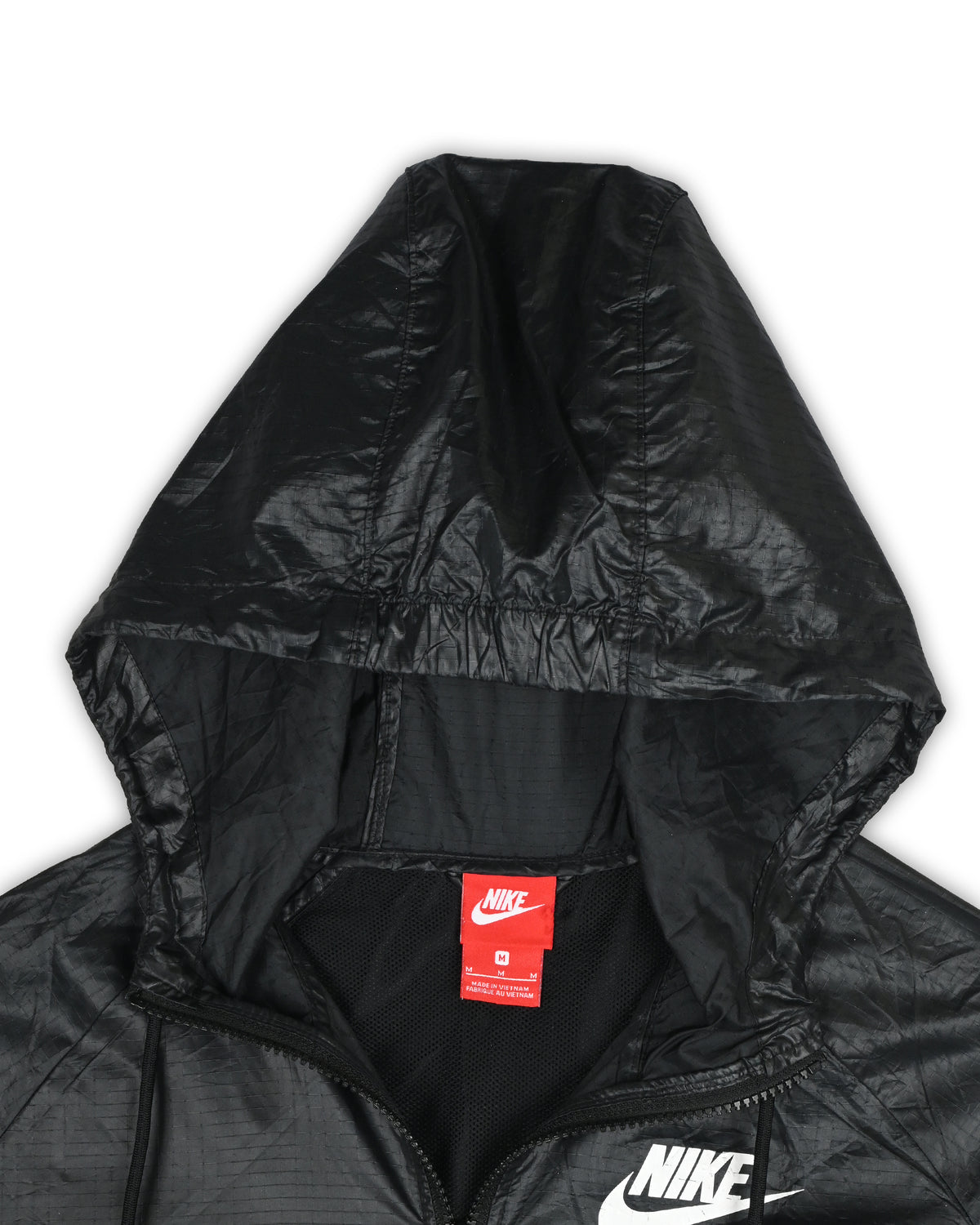 NIKE HOODED WINDBREAKER - M