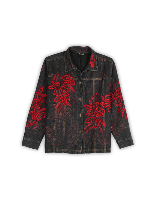NOSTALGIA VINTAGE EMBROIDERED JACKET - M