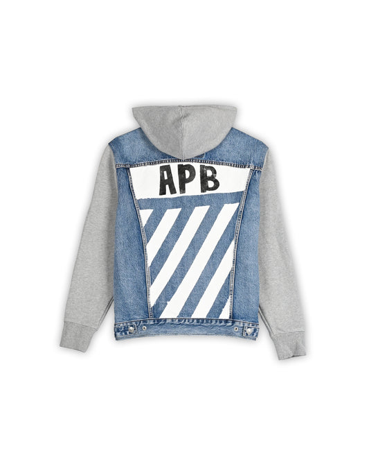 LEVI’S VINTAGE DENIM HOODED JACKET - M