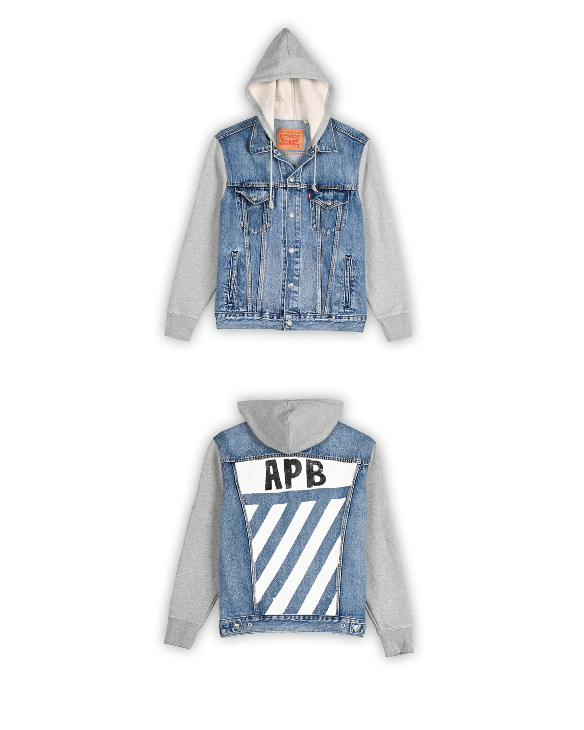 LEVI’S VINTAGE DENIM HOODED JACKET - M