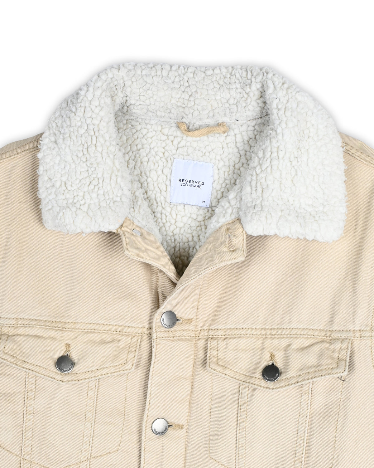 RESERVED SHERPA VINTAGE JACKET - M