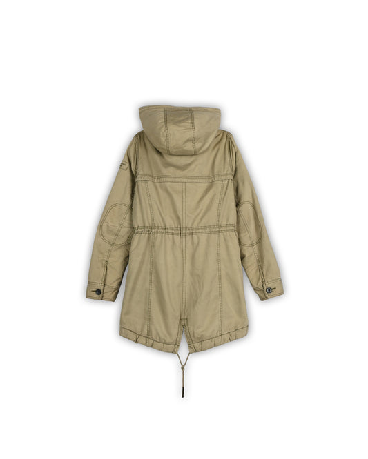 ABERCROMBIE & FITCH SHERPA-LINED FIELD PARKA - L
