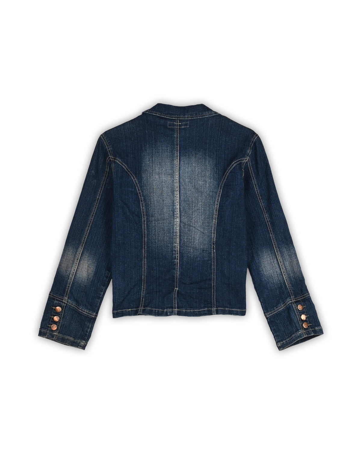 90'S VINTAGE DENIM UTILITY JACKET - XL