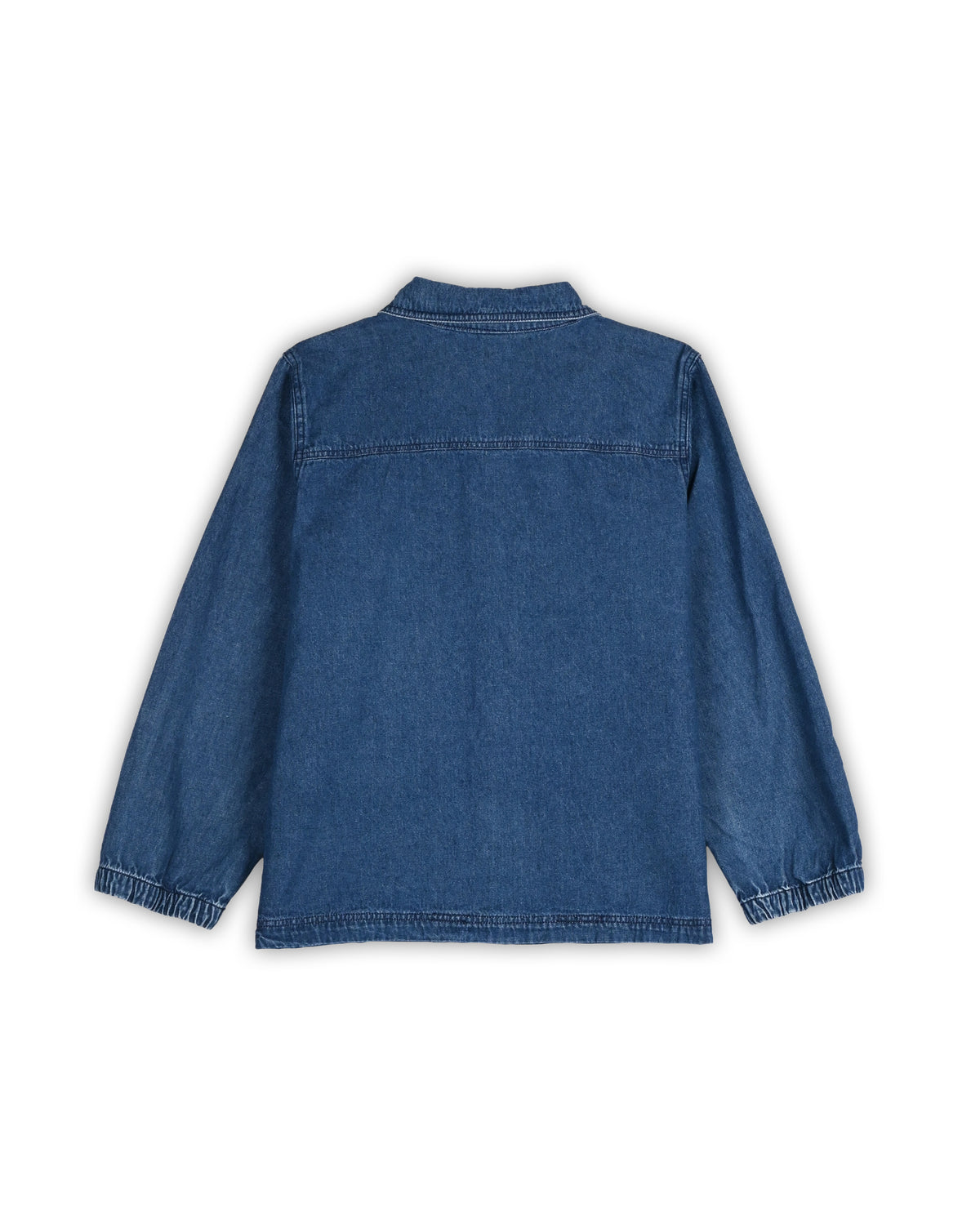 BASICS EDITIONS VINTAGE DENIM ZIP JACKET - XL