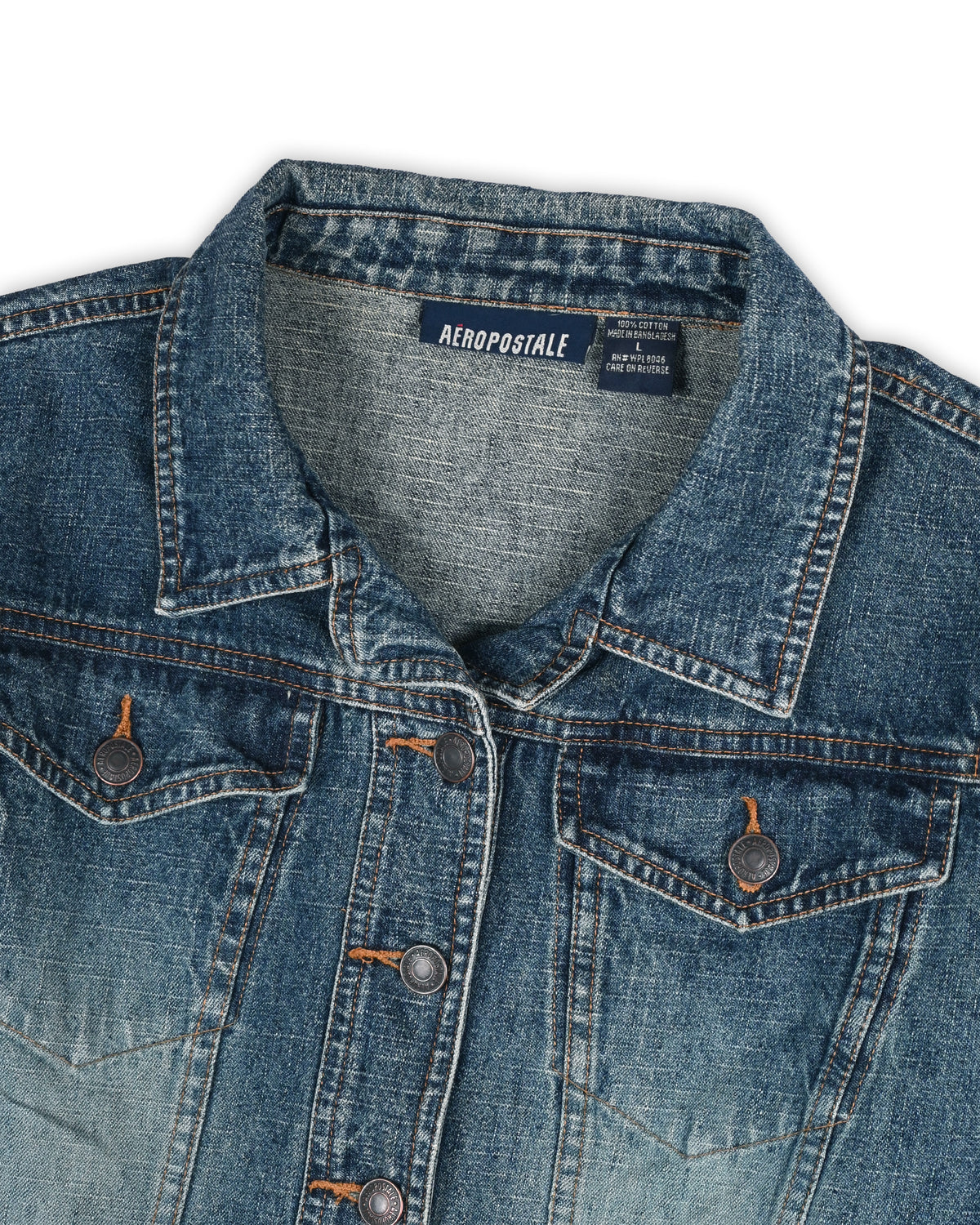 90'S AEROPOSTALE DENIM JACKET - L