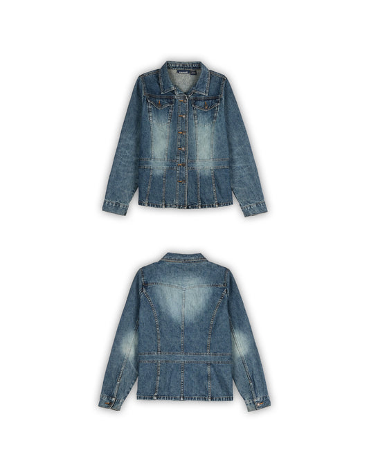 90'S AEROPOSTALE DENIM JACKET - L