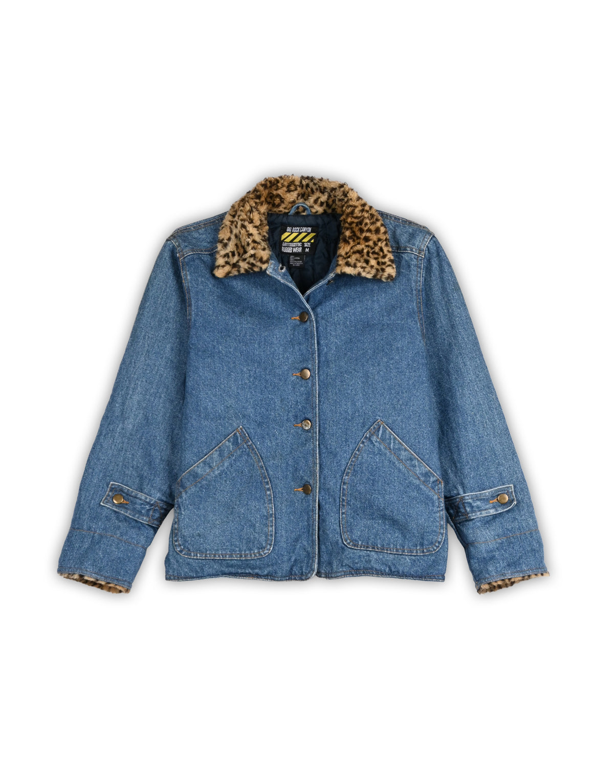 BIG ROCK CANYON DENIM SHERPA JACKET - M