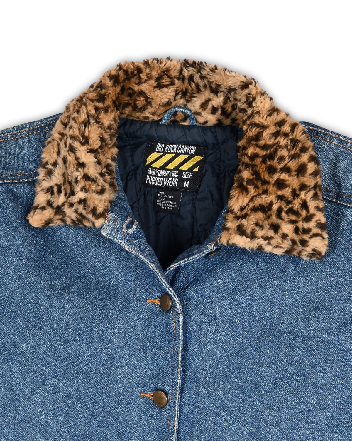 BIG ROCK CANYON DENIM SHERPA JACKET - M