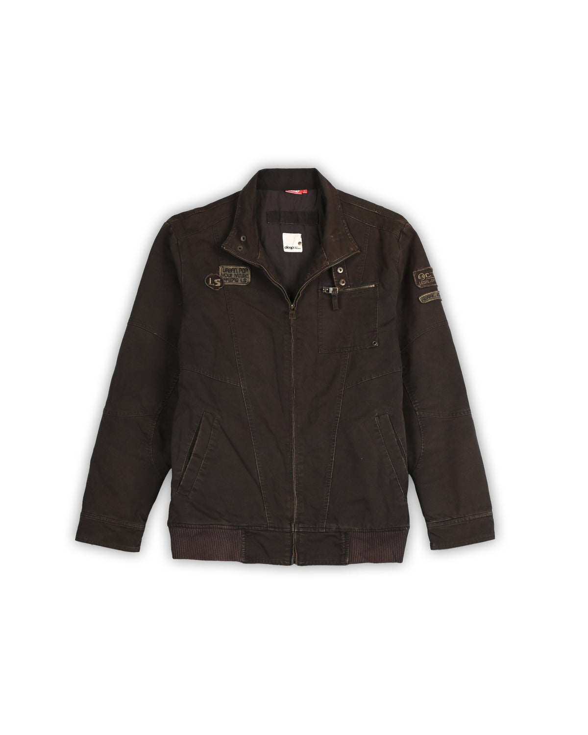 DEEP VINTAGE UTILITY FLIGHT JACKET - L