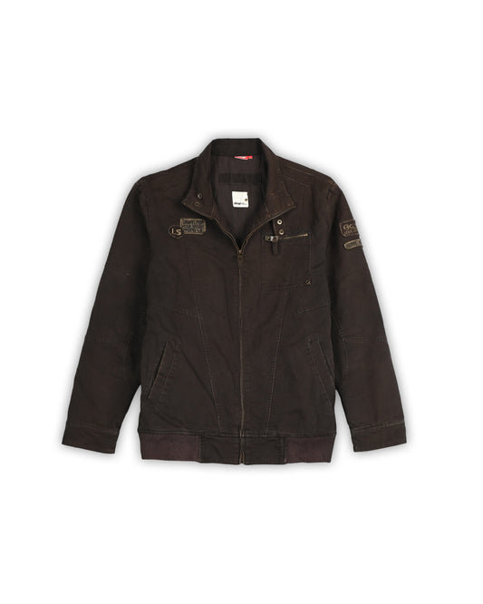 DEEP VINTAGE UTILITY FLIGHT JACKET - L