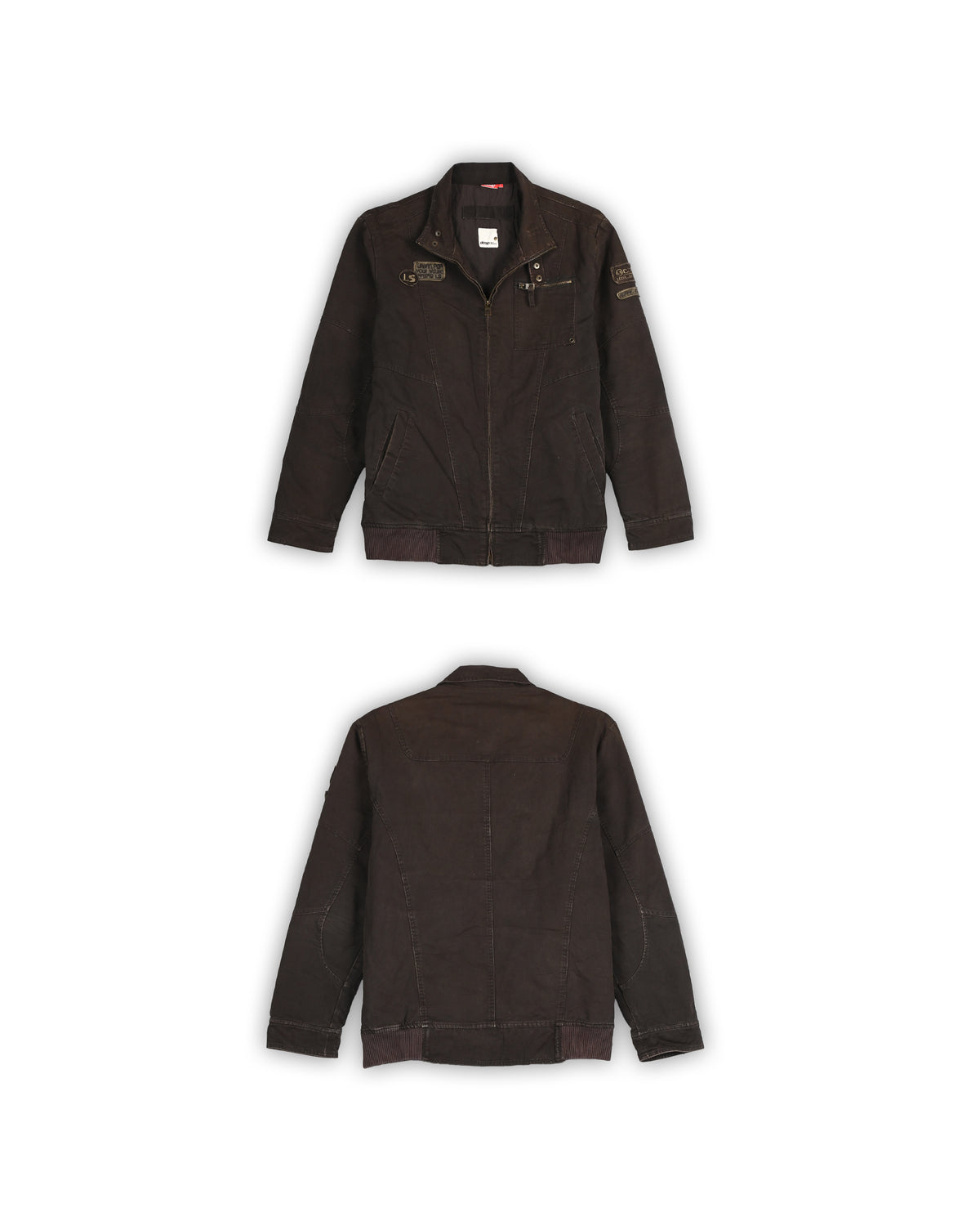 DEEP VINTAGE UTILITY FLIGHT JACKET - L