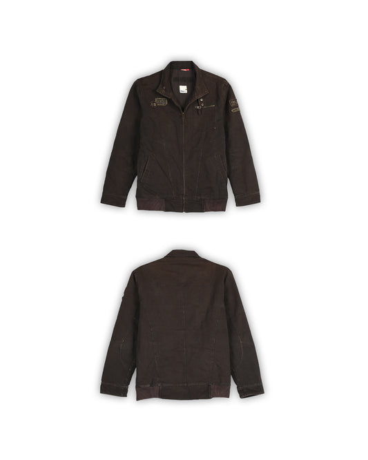 DEEP VINTAGE UTILITY FLIGHT JACKET - L