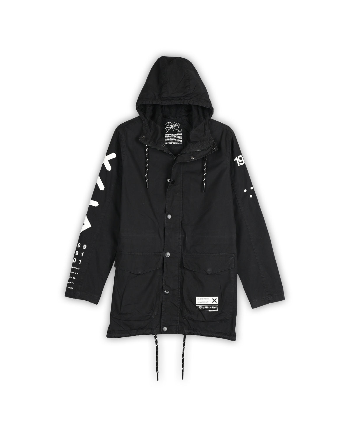 ATHLETICS CROPP DESIGN LAB GRAPHIC PARKA - S