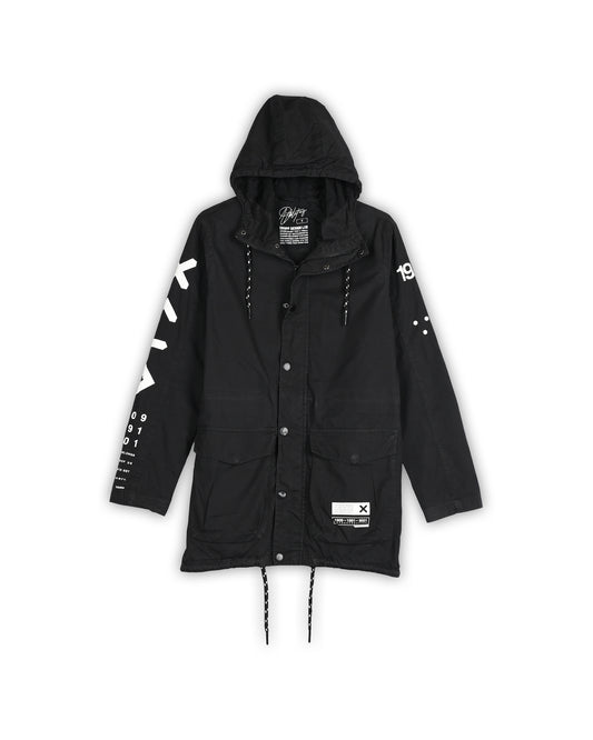 ATHLETICS CROPP DESIGN LAB GRAPHIC PARKA - S