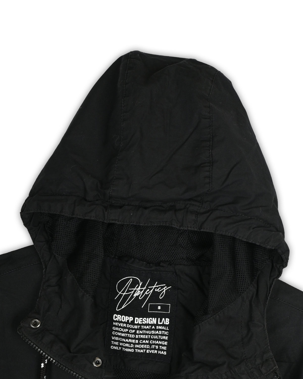 ATHLETICS CROPP DESIGN LAB GRAPHIC PARKA - S