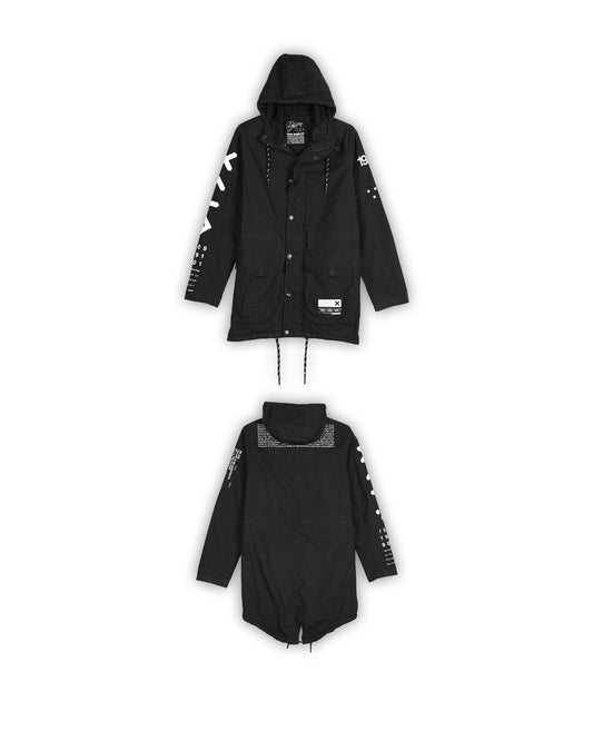 ATHLETICS CROPP DESIGN LAB GRAPHIC PARKA - S