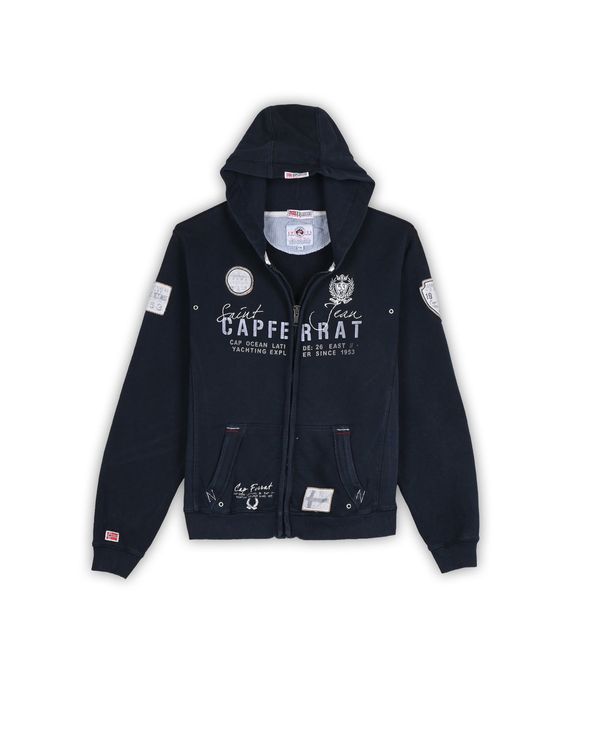 GEOGRAPHICAL NORWAY EXPEDITION YACHTING HOODED JACKET - XXL