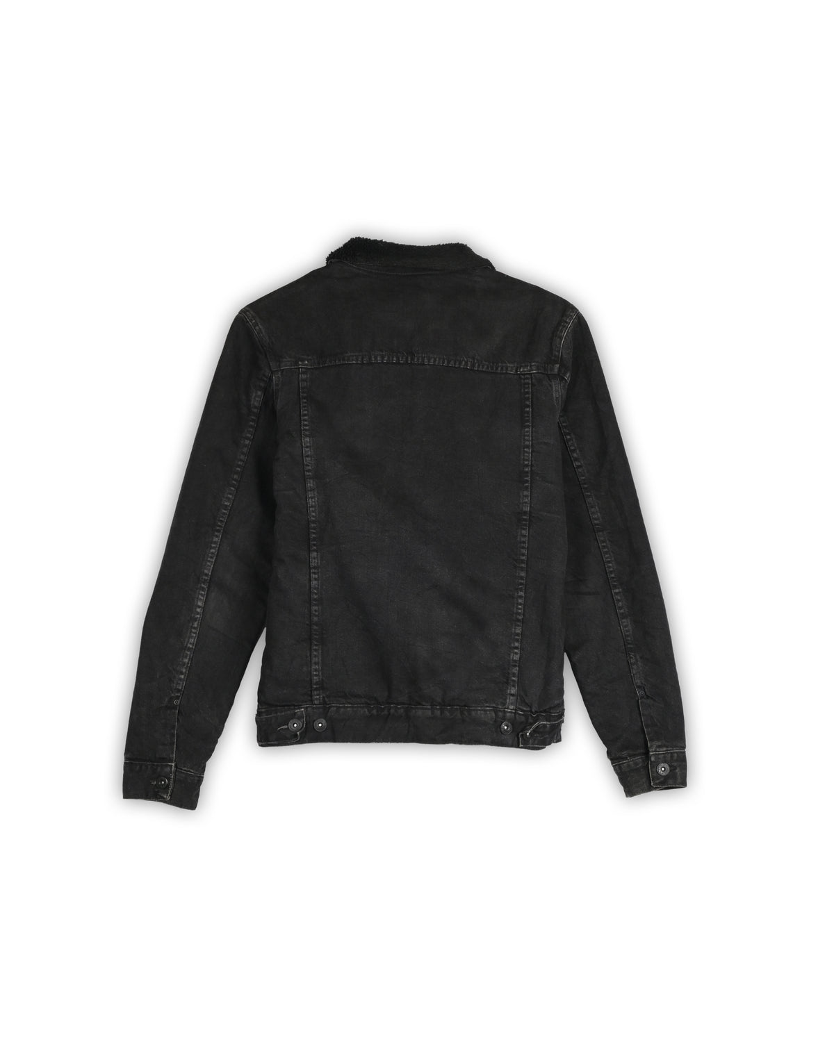 1975 ORIGINAL DENIM SHERPA-LINED DENIM JACKET - M