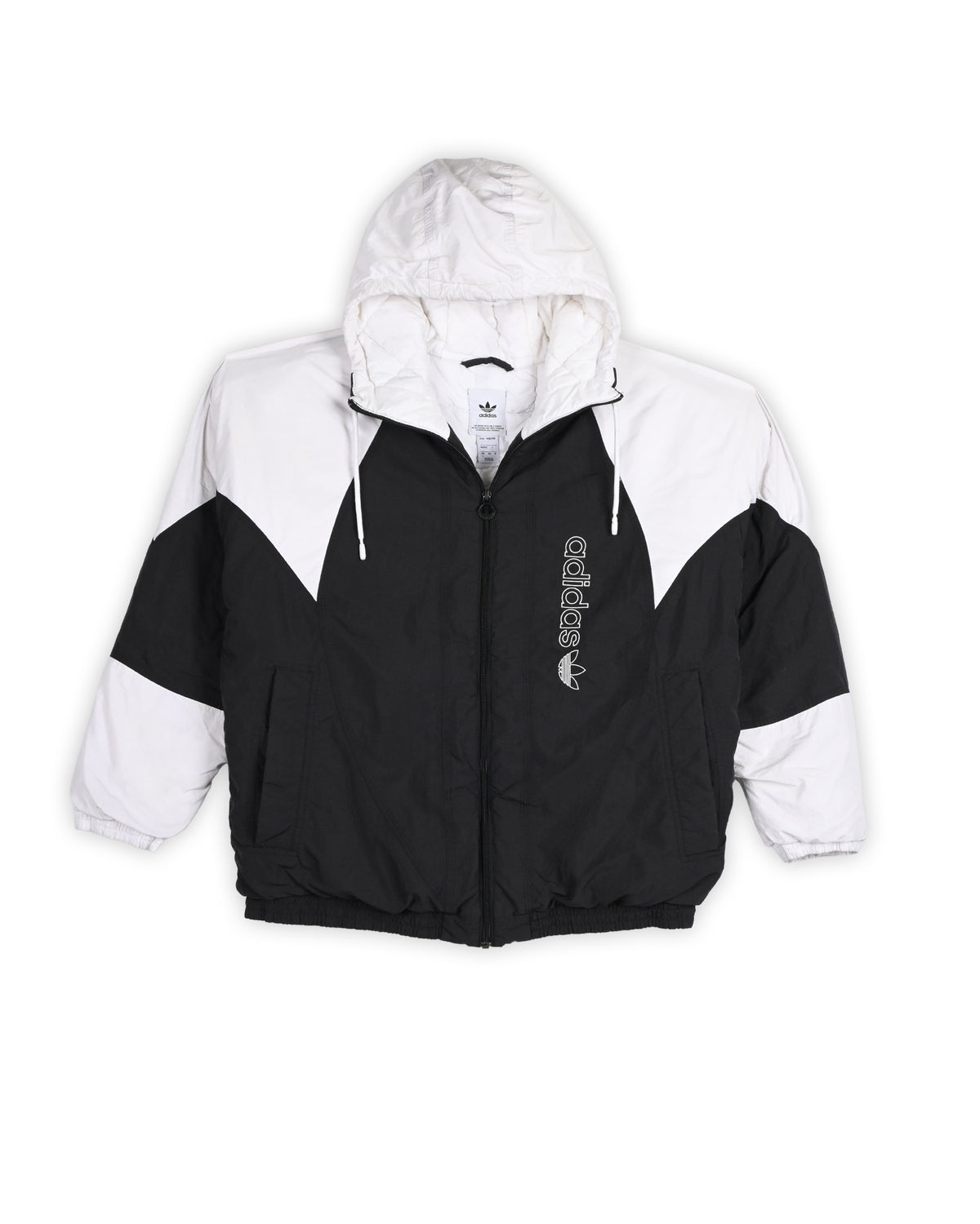 ADIDAS ORIGINALS COLORBLOCK PUFFER JACKET - L