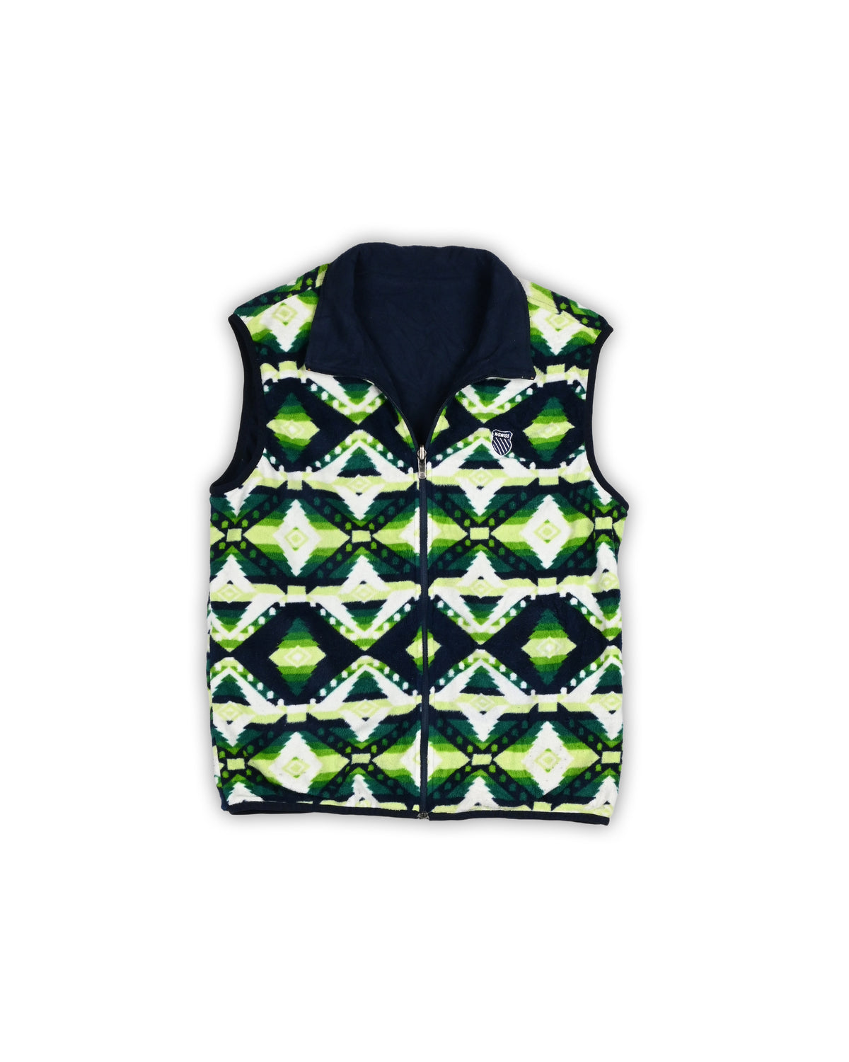 90’S K-SWISS FLEECE VEST - S