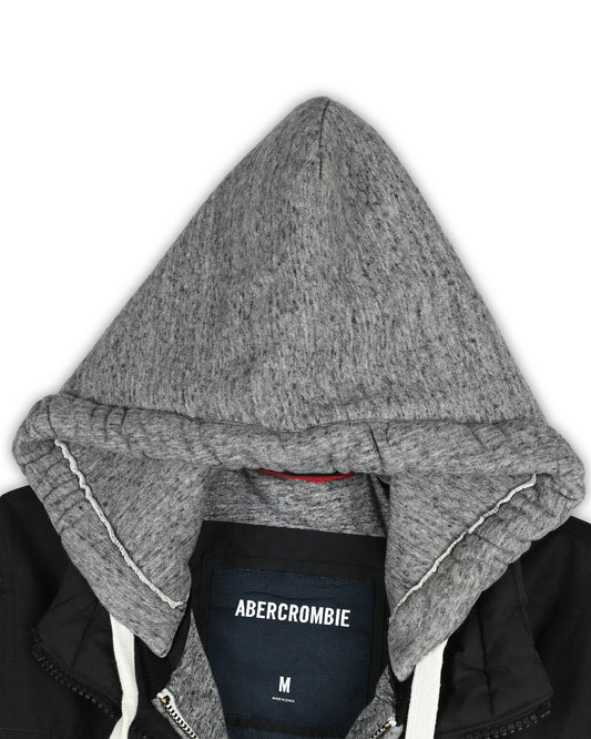 ABERCROMBIE & FITCH TECHNICAL HOODED JACKET - S