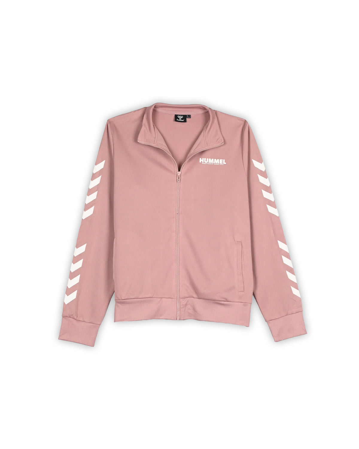 HUMMEL PINK CHEVRON WOMEN'S TRACK JACKET - XL