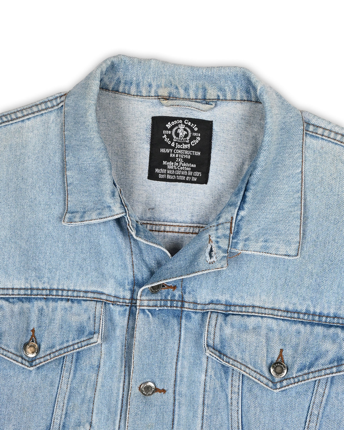 MONTE CARLO VINTAGE DENIM JACKET - XXL
