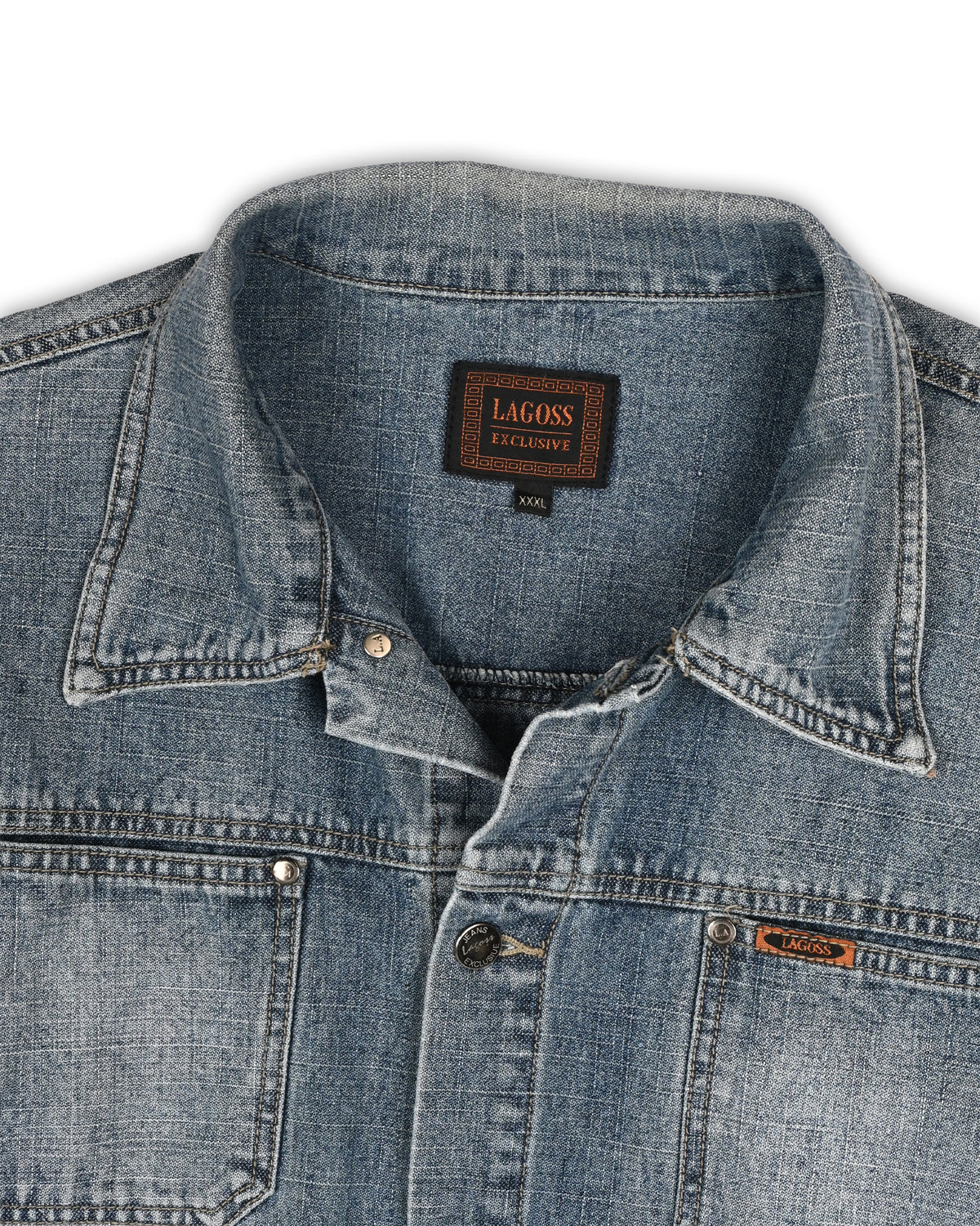 LAGOSS VINTAGE DENIM JACKET - XXL