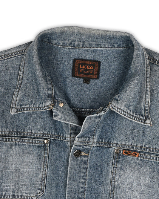 LAGOSS VINTAGE DENIM JACKET - XXL