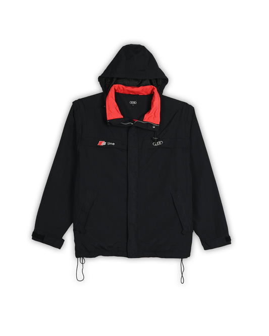 VINTAGE AUDI SPORT HOODED JACKET - XL