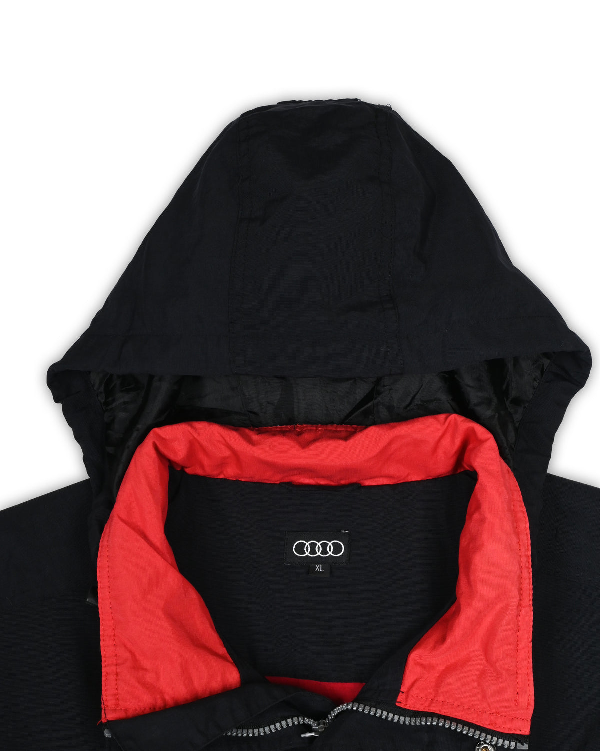 VINTAGE AUDI SPORT HOODED JACKET - XL