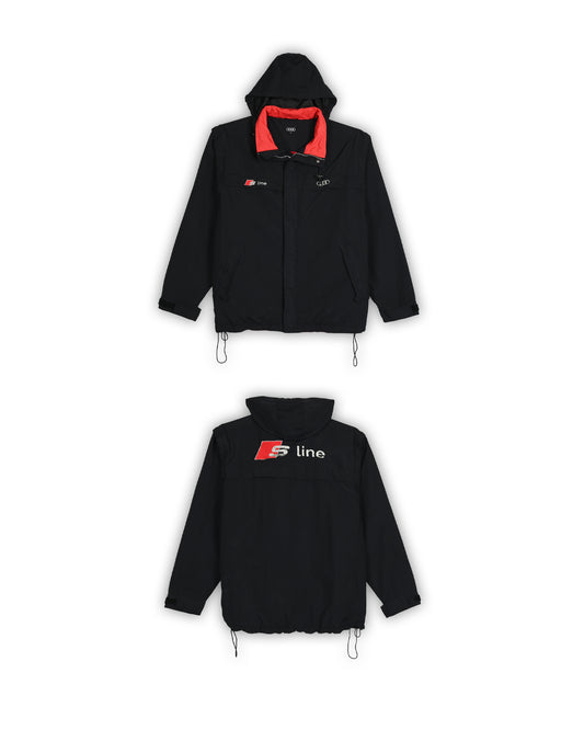 VINTAGE AUDI SPORT HOODED JACKET - XL
