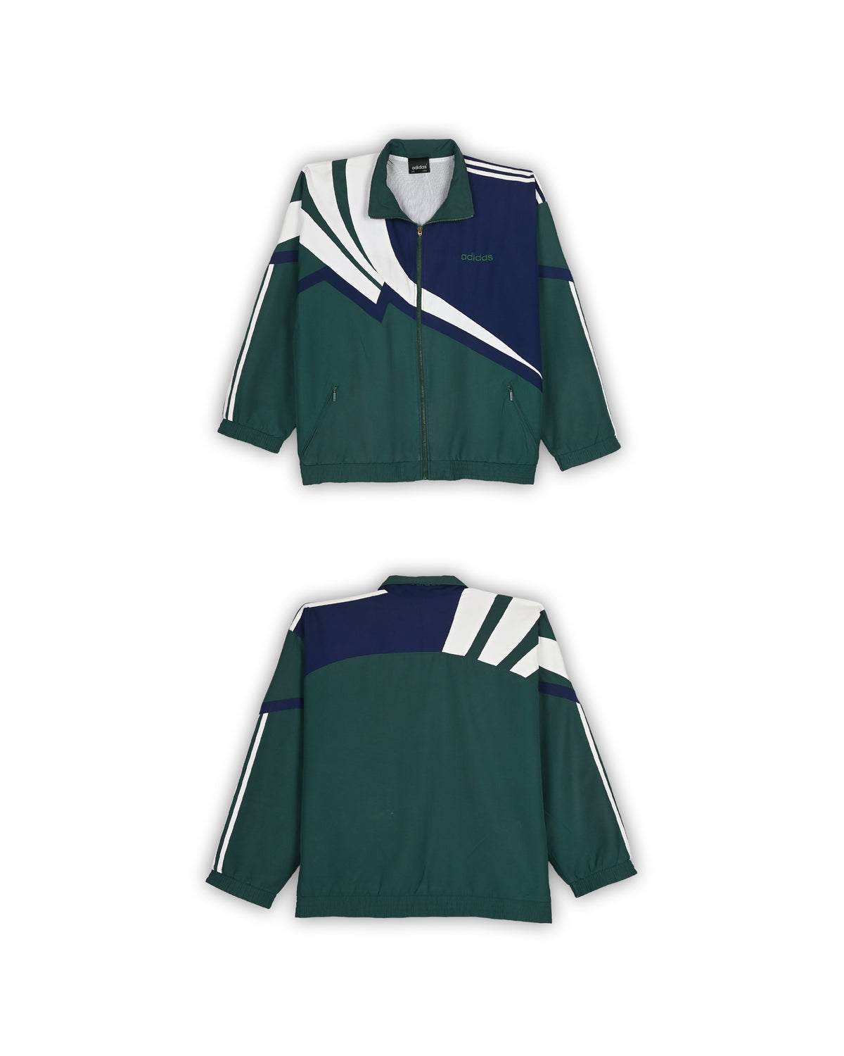 90'S ADIDAS COLORBLOCKING TRACK JACKET - XXL