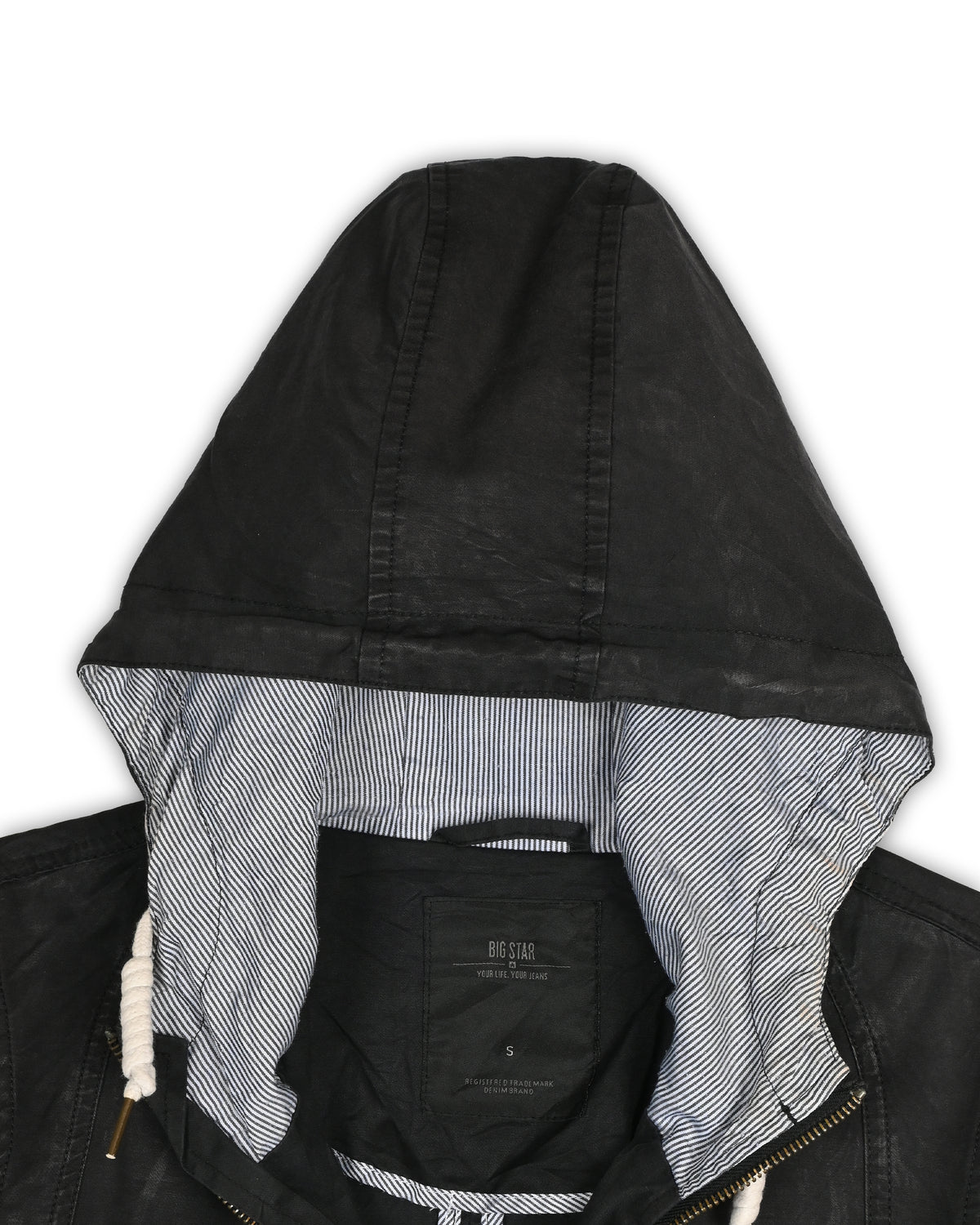 BIG STAR HOODED PARKA JACKET - S