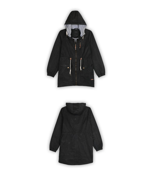 BIG STAR HOODED PARKA JACKET - S