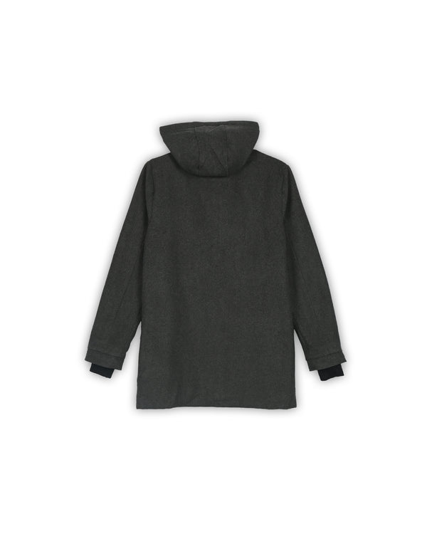 WOOLEN LONG JACKET - S