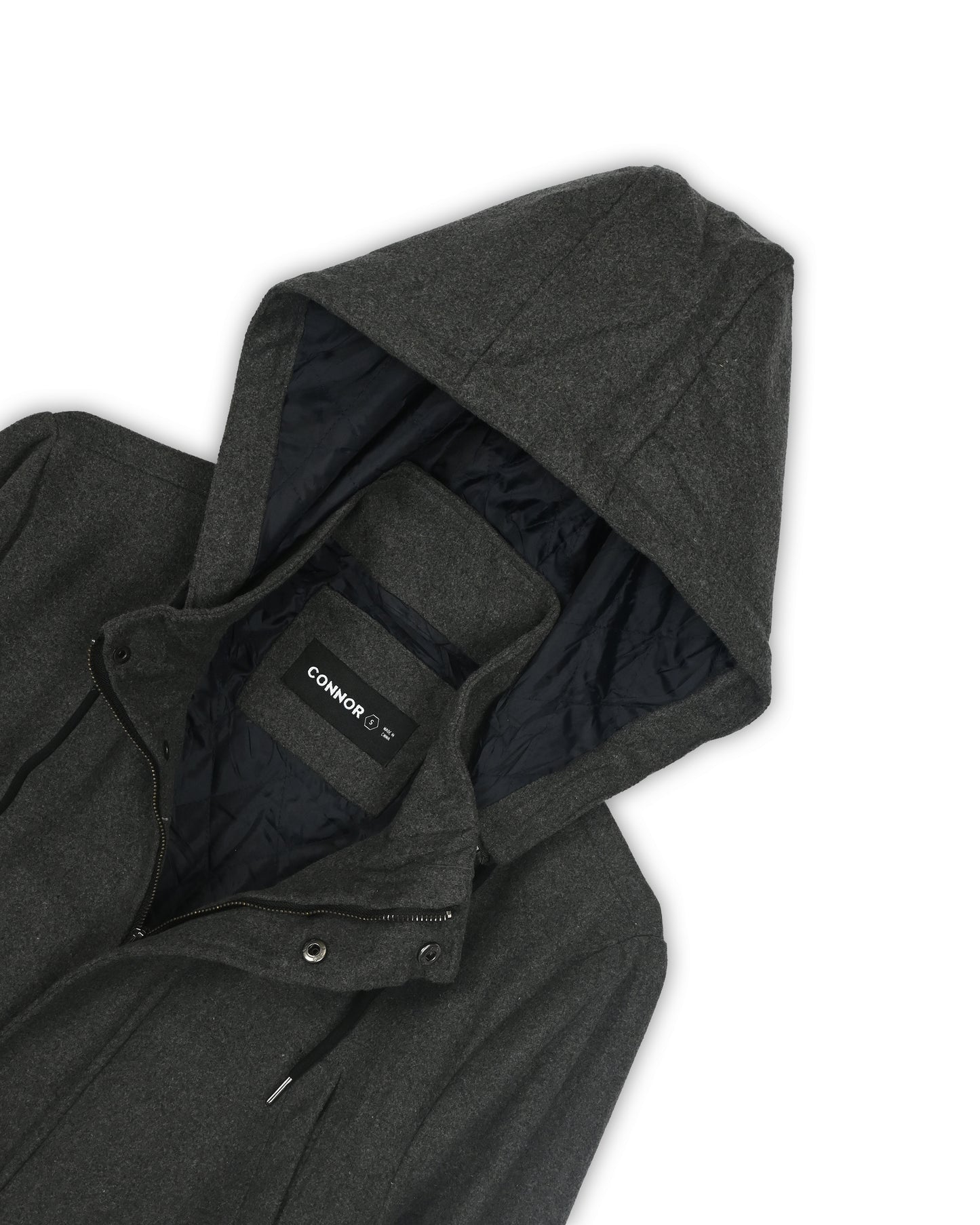 WOOLEN LONG JACKET - S