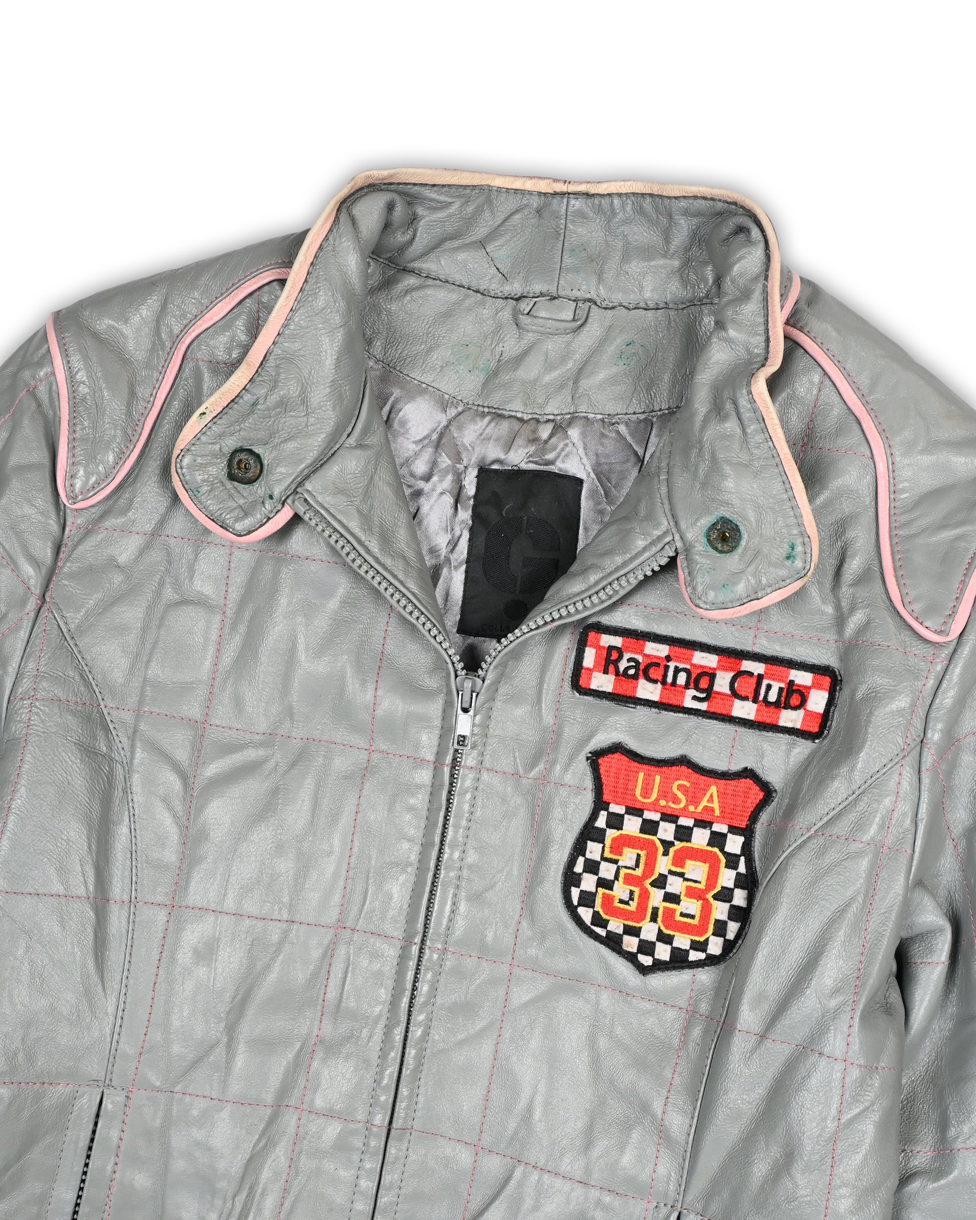 VINTAGE LEATHER JACKET - M