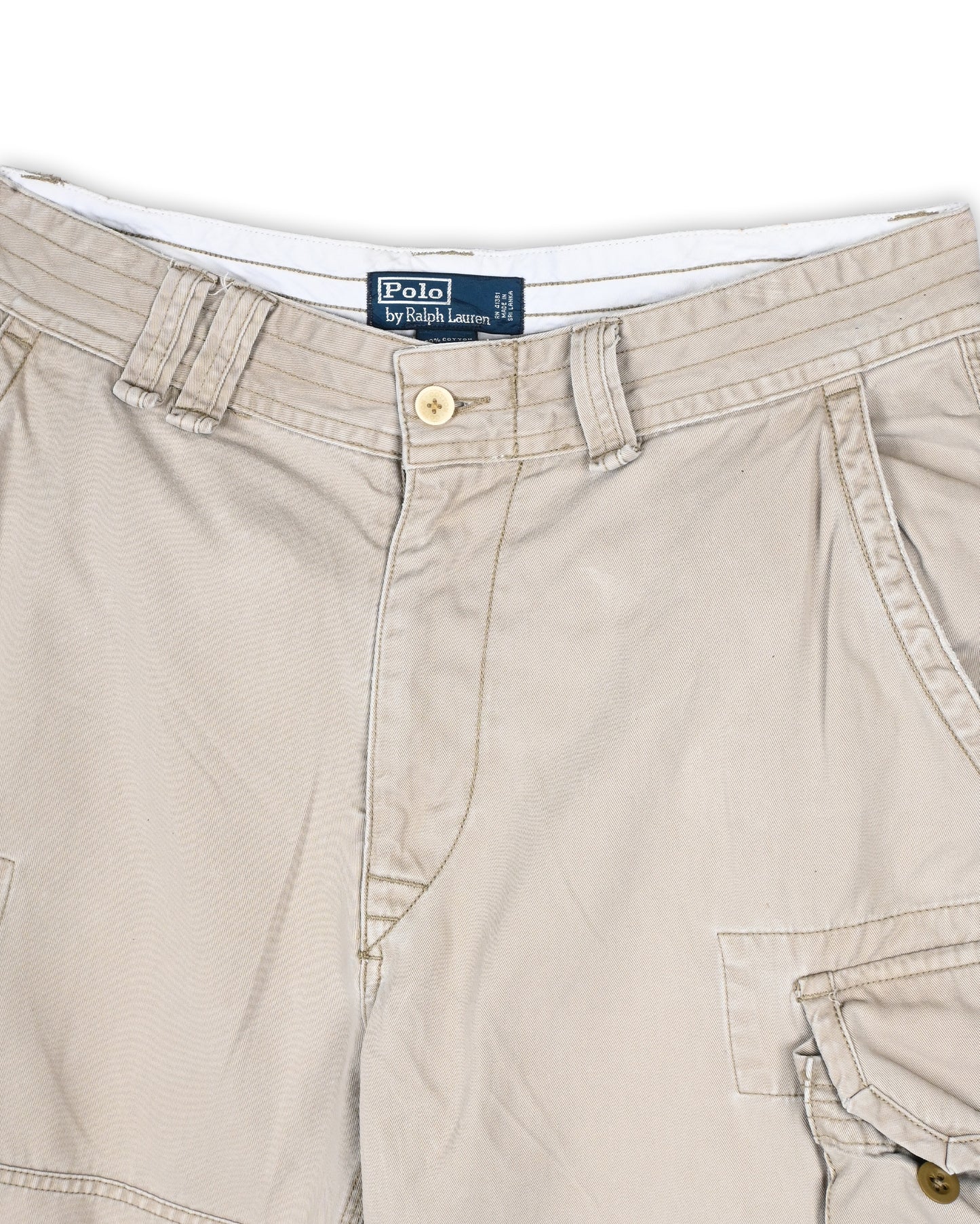 90'S POLO RALPH LAUREN CARGO SHORTS - 32